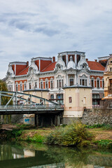Obraz premium Buildings in downtown city of Lugoj, Romania