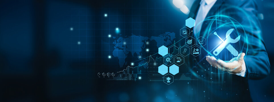 Project manager holding progress board. Work in progress tracks ongoing tasks and project stages to ensure timely completion.