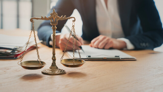 Working on the documents in the justice system