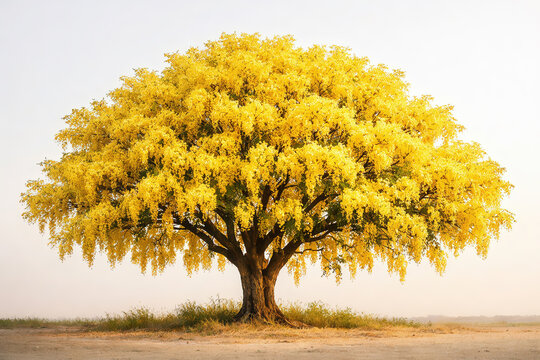 Beautiful Golden shower/Cassia Fistula Linn. in the nature