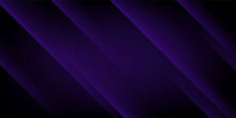 Fototapeta premium Abstract Elegant diagonal striped purple background and black abstract , dark