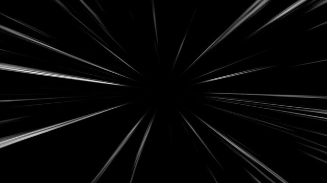 Dynamic Speed Line Burst Background Comic Anime Motion Effect Overlay Video Action Lines