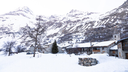 Bessans et Bonneval sur Arc en Vanoise sous la neige  © Boris V. 