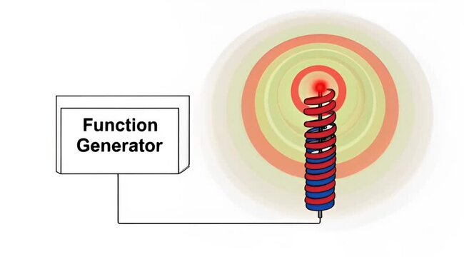 Electromagnetic Wave Generator Animation
