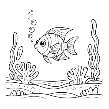 A curious and quizzical cartoon owl perched on a curved branch isolated on white background, Vector