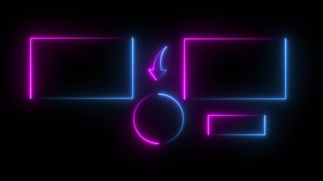 Subscribe button and outro for gaming and video channels Youtube End screen. Motion graphics of media icon concept