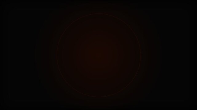 Minimalist Countdown Clock Animation On Dark Background