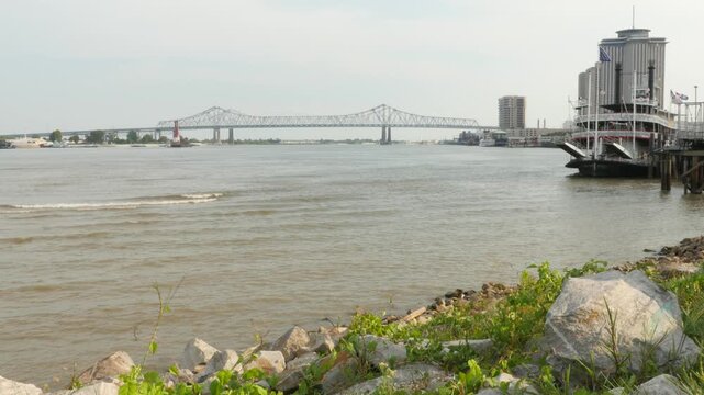 Crescent City Connection (formerly Greater New Orleans Bridge), New Orleans, Louisiana