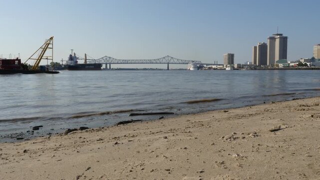 Crescent City Connection (formerly Greater New Orleans Bridge), New Orleans, Louisiana