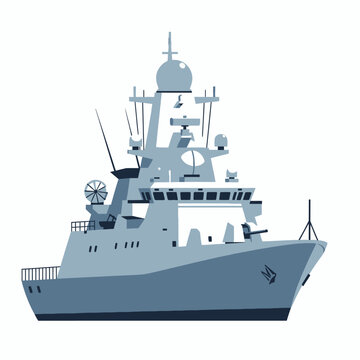 Modern Warship, Military Naval Vessel, Destroyer, Battleship, Navy Ship, Sea Power, Marine, Ocean