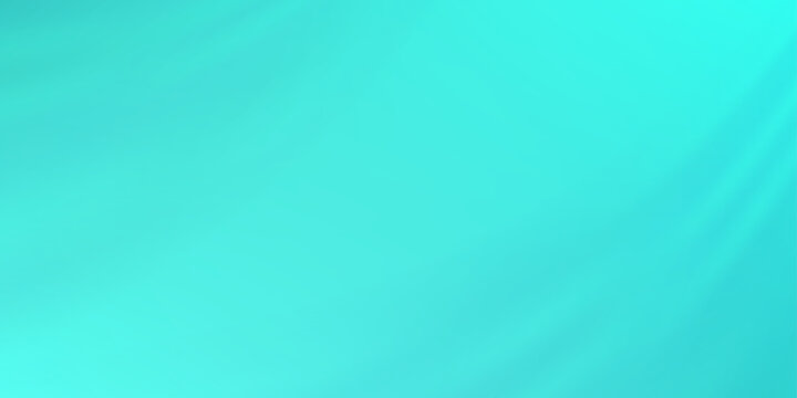Turquoise gradient bg blending blue and green hues. Soft abstract background ideal for summer banners, product displays, and contemporary turquoise graphic designs. Vector illustration