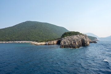 Naklejka premium Ionnian Sea near Lefkada Islands, Greece