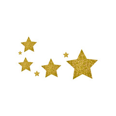 Obraz premium Glitter stars decoration ornament element vector
