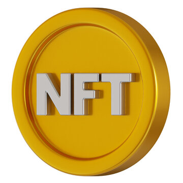 NFT Gold Coin Icon
