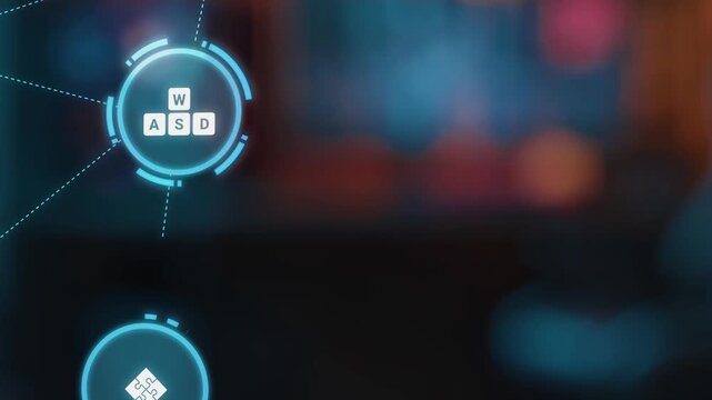 Gaming icons show online gaming, game streaming, and interactive play. Gaming supports esports, game community, and digital gaming experience. Gist