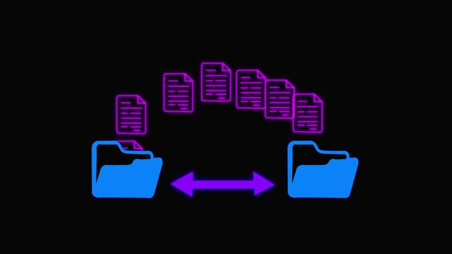 Multi agent AI systems concept on transparent background. AI driven solutions streamline workflows, Decision, Automate daily Tasks. Automate repetitive work. Glowing neon background.