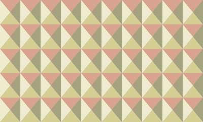 Fototapeta premium Abstract geometric pastel triangle pattern. Elegant, seamless design ideal for backgrounds, website textures, textiles, and modern branding. Subtle 3D effect creates visual depth and sophistication.