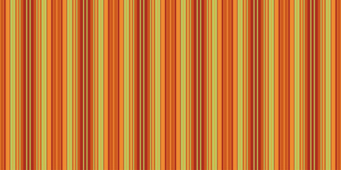 Obraz premium Vibrant vertical stripes in warm autumnal hues. Perfect for backgrounds, textile designs, or adding a retro vibe to your projects. This seamless pattern evokes feelings of warmth, energy, and style.