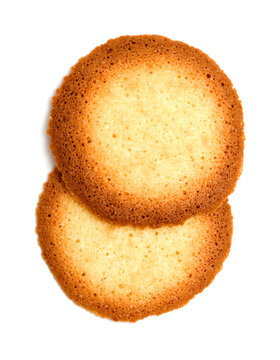 Tejas de Coco, i.e. Tiles of Coconut Traditional Spanish thin sweet biscuits