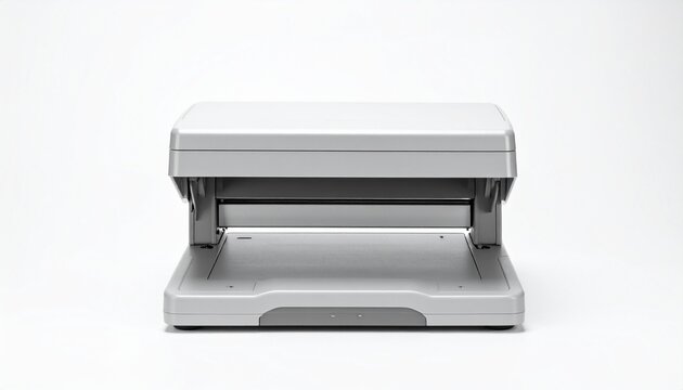 Flatbed document scanner with closed lid