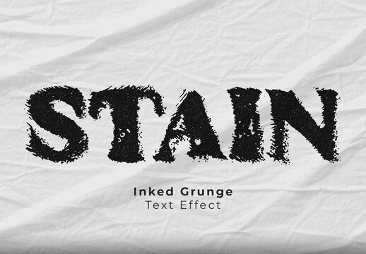 Inked Grunge Text Effect