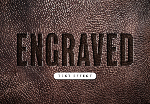 Engraved Text Effect