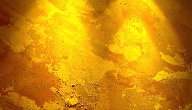 Sfondo astratto texture dorata e arancione con macchie luminose, sfondo caldo per design.