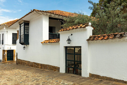 Villa de Leyva, Boyac&aacute; - Colombia. March 9, 2026. The municipality is located at an approximate altitude of 2,149 meters above sea level.
