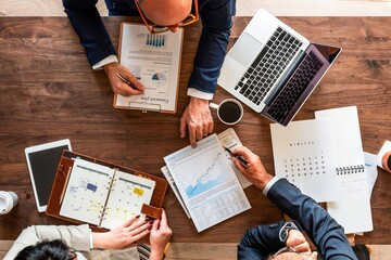 Collaborative business meeting strategy photo