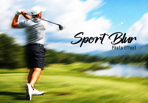 Sports Blur Photo Effect