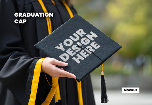 Graduation Cap Mockup