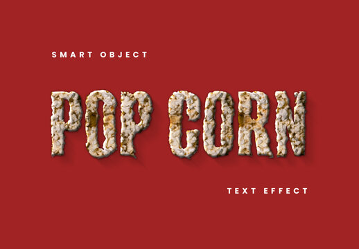 Pop Corn Text Effect