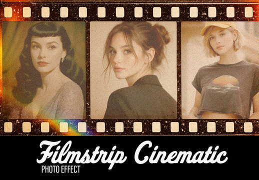 Filmstrip Cinematic Photo Effect