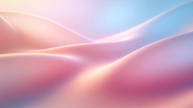 Vertical video: Playhead moving, pastel waves shifting and glow drifting for brand background