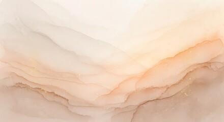 Obraz premium Soft peach and cream colored abstract background with wavy texture