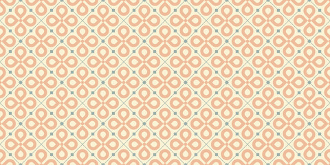 Fototapeta premium Seamless Geometric Pattern with Subtle Pastel Tones.