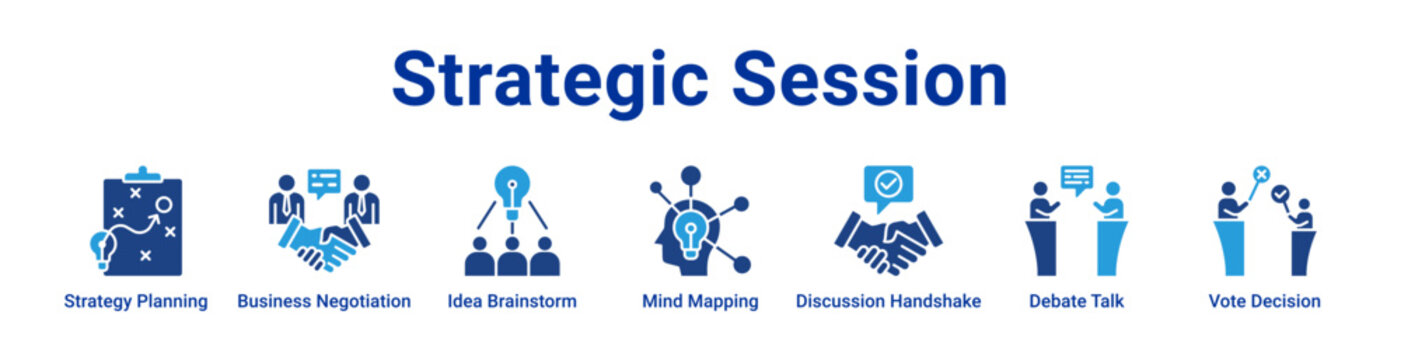 Strategic Session Icon Banner and Collection