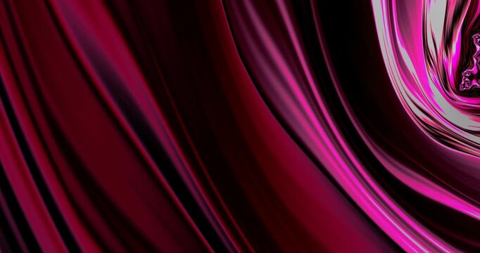 Bright colors flow and twist in dark space. The animation shows different patterns that shift and change in multiple frames