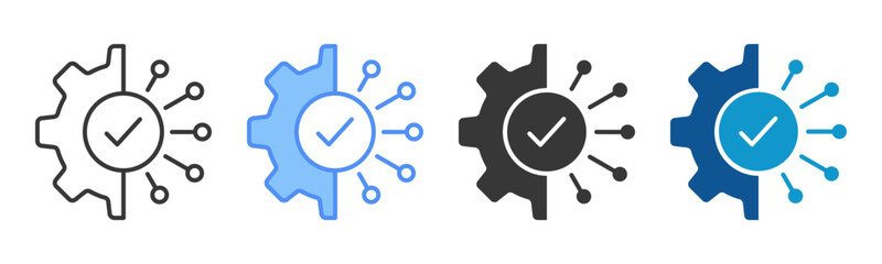 Chapter Icon Set Multiple Style Collection