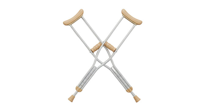 Pair of Axillary Crutches