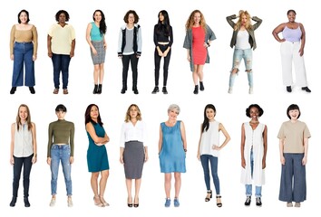 Obraz premium Diverse group of women standing