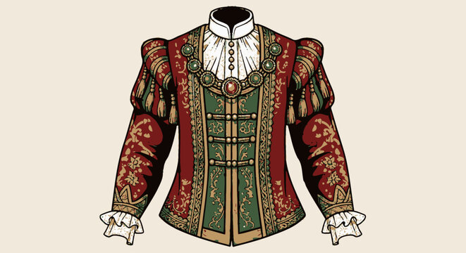 Renaissance Style Doublets for Men Historical Fashion Illustration