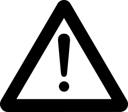 Alert! Important warning sign needed for safety, hazard, or risk communication to ensure caution and attention to potential danger ahead