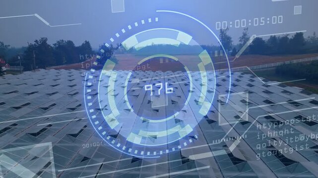 Timestamp starting 00:00:00:11 initiating HUD rotating and updating readout for solar monitoring