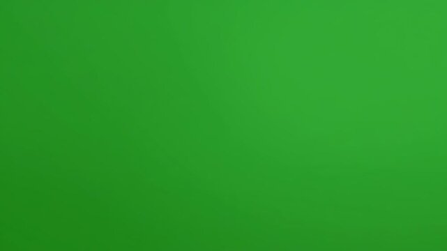 Red Lightning Strikes and Electric Discharge on Green Screen