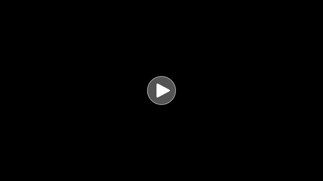 play to pause button animation with expanding wave effect.