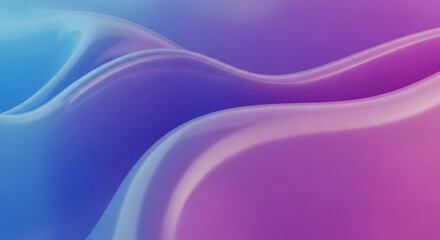 Fototapeta premium Abstract fluid gradient waves in vibrant blue and purple smooth background design