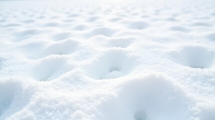 Obraz premium Compressed Snow Surface Showing Subtle Footless Pressure Patterns