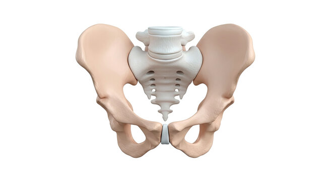 Anatomical Illustration of the Human Pelvis