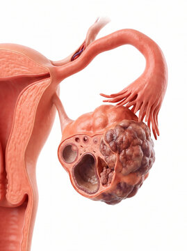 Ovarian Cancer and Cystic Mass on Female Reproductive System